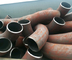 Instalaciones de tuberías de acero maleables inconsútiles de la curva 3d 5d Asme B16.49 de carbono Sch40