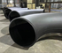 Curva de tubería de acero de acero inconsútil pura de la pintura del negro de la curva 3D 5D de carbono Sch40